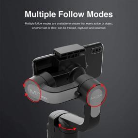 img 2 attached to 📹 MOZA MINI-S Essential Foldable Gimbal Stabilizer for Smartphone - Timelapse, Object Tracking, Zoom, Vertigo, Inception - 3-Axis Video Stabilizer for iPhone Xs Max, XR, X, 11, 12 Pro Max, Samsung Note 9, S9, 10, S10