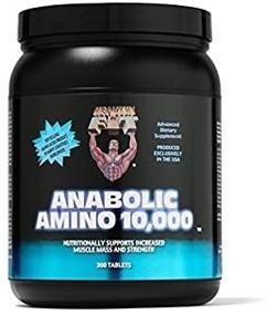 img 3 attached to 🏋️ "Анаболический Аминокислоты 10000" 360таб, бутылка от Healthy 'n Fit