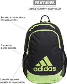 img 3 attached to 🎒 Black Adidas Youth Creator Backpack: Enhancing Style and Functionality in Backpacks