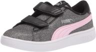 👟 блеск гламура и удобство с детскими кроссовками puma unisex-child smash 2 hook and loop. логотип