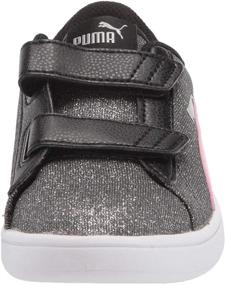 img 3 attached to 👟 Блеск гламура и удобство с детскими кроссовками PUMA Unisex-Child Smash 2 Hook and Loop.