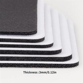 img 2 attached to 14-Piece Sublimation Coaster Blank Set: Heat Transfer Rubber Cup Mats (Square, 3.9 x 3.9 x 0.12 inch)