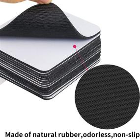 img 1 attached to 14-Piece Sublimation Coaster Blank Set: Heat Transfer Rubber Cup Mats (Square, 3.9 x 3.9 x 0.12 inch)