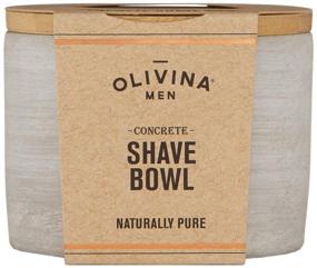 img 2 attached to 🪚 Olivina Concrete Shave Bowl for Men