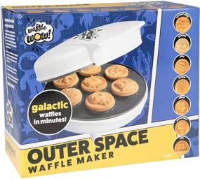 img 1 attached to 🪐 Galactic Waffle and Pancake Maker - Create 7 Celestial Waffles or Pancakes in Minutes with Non-Stick Electric Waffler Iron - Enjoyable Science Gift Highlighting Planets, Astronauts, Moons, Stars & More