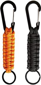 img 4 attached to Adventures Paracord Keychain Carabiner Flashlight
