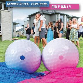 img 3 attached to 🏌️ Golf Ball Gender Reveal Set – 2Pcs Baby Gender Reveal Party Supplies – Fun & Unique Decorations – Includes 2 Golf Balls, Wooden Tee – Discreet Non-Disclosing Design