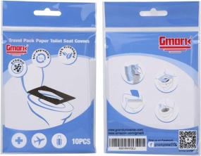 img 3 attached to Efficient Gmark Flushable Disposable 🚽 Toilet Covers: Hygienic Protection for Every Use