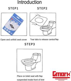 img 1 attached to Efficient Gmark Flushable Disposable 🚽 Toilet Covers: Hygienic Protection for Every Use