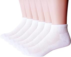 img 4 attached to 🧦 FORMEU Anti-Blister Moisture Wicking Athletic Cushion Cotton Socks for Women