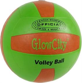 img 3 attached to 🏐 GlowCity Official Size and Weight Glow-in-The-Dark Volleyball - Light Up Volleyballs for Kids, Teens, and Adults with 2 LED Lights and Pre-Installed Batteries