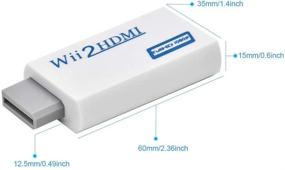 img 3 attached to Wii to HDMI Converter by SOUTHSKY - Supports All Wii Display Modes, 3.5mm Audio, Full HD Output at 1080p/720P, Upscaling Adapter