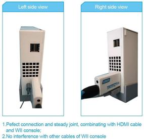 img 2 attached to Wii to HDMI Converter by SOUTHSKY - Supports All Wii Display Modes, 3.5mm Audio, Full HD Output at 1080p/720P, Upscaling Adapter