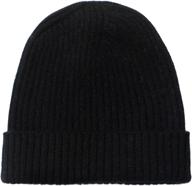 🎩 premium 100% cashmere beanie for men, cozy and soft mens cashmere hat in a elegant gift box logo