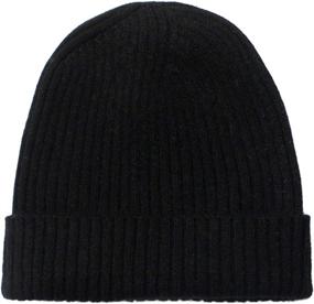 img 2 attached to 🎩 Premium 100% Cashmere Beanie for Men, Cozy and Soft Mens Cashmere Hat in a Elegant Gift Box