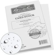 🌧️ waterproof 5" x 7" card stock: rite in the rain, 100lb white, 80 sheets (no. hw57) logo