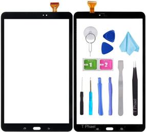 img 4 attached to T Phael Black Touch Screen Digitizer for Samsung Galaxy Tab A 10.1 - Glass Replacement Parts for T580 T585 SM-T580 SM-T585 2016 (No LCD) + Tools Kit & Pre-Installed Adhesive