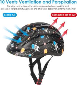 img 1 attached to 🚲 Multi-Sport Kids Bike Helmet: Adjustable Toddler Helmet for Cycling, Skateboarding, Scooting, Ages 3-15