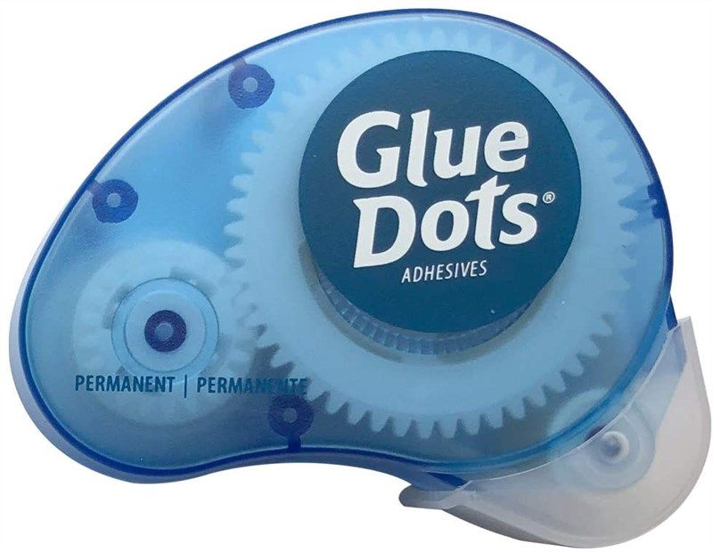 Glue Dots Dot N' Go Glue Dot Dispenser with 200 Removable Double-Sided  Adhesive Poster Dots 3/8-Inch Clear 1 Pack 1 Pack Poster Dots Dispenser