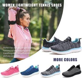 img 3 attached to STQ Lightweight Walking Comfortable Sneakers Women's Shoes