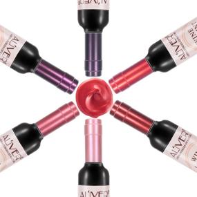 img 2 attached to 💄 Long-Lasting Waterproof Lip Tint Set - 6 Color Wine Lip Stains: Matte Lipstick, Lip Gloss, Lip Stain Kit