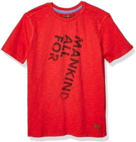 img 2 attached to Stylish and Comfortable 7 For All Mankind Kids' Short Sleeve T-Shirt