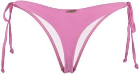 img 4 attached to 👙 Trendy Tie Side Bikini Bottoms for Women by RELLECIGA - Ideal Women's Clothing and Swimwear Option