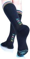 🧦 lily trotters athletic compression socks - knee high support, 15-20mmhg, four kisses (slate) - superior compression, stylish design & comfortable fit logo