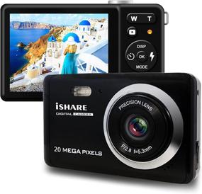 img 4 attached to 📷 Mini Digital Point and Shoot Camera - Rechargeable Video Camera with 3.0inch LCD - Perfect Kids Digital Camera for Outdoor Adventures and Zoo Explorations (Black)