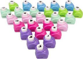 img 2 attached to 🎨 26pc Mini Paper Hole Punchers in a Convenient Case - Variety of Crafting Designs - Perfect Gift for Scrapbookers