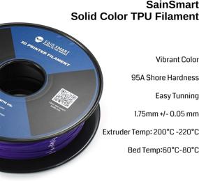 img 3 attached to 🖨️ Enhanced Dimensional Accuracy 3D Printing Supplies: SainSmart Flexible Filament Products