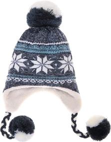 img 4 attached to Dosoni Women Winter Earflap Snowflake Outdoor Recreation and Hiking & Outdoor Recreation Clothing
