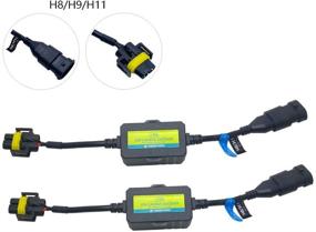 img 3 attached to 🔌 Комплект резистора против мерцания лампы головного света H11 H8 LED AnyCar Canbus, свободный от ошибок для декодера преобразования (H8/H11)