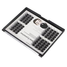 img 2 attached to Bodermincer 70 Clusters Individual Lashes Makeup D Curl Segmented Cluster Eyelash Home Eyelash Extension Super Soft (12MM) - Enhance Your Look!