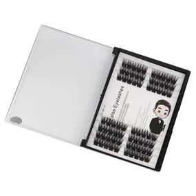 img 1 attached to Bodermincer 70 Clusters Individual Lashes Makeup D Curl Segmented Cluster Eyelash Home Eyelash Extension Super Soft (12MM) - Enhance Your Look!