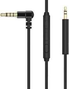 img 4 attached to 3.5mm to 2.5mm Male Headphone Cable with Microphone - Compatible with Bose NC 700 QuietComfort QC35 QC25, Sennheiser PXC 550 PXC 480, JBL Live 400BT 500BT - Replacement Audio AUX Cord - 4 Feet