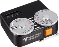 💡 черный измеритель света black voigtlander vc meter ii устанавливаемый на обувь прибор для измерения скорости света логотип