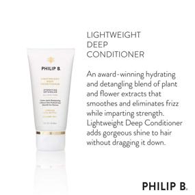 img 2 attached to PHILIP B Light-Weight Deep Conditioner Crème Rinse - 2 Fluid Ounces