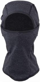 img 4 attached to Ultimate Protection: Azarxis Kids Balaclava Ski Face Covering and Fleece Neck Warmer for Extra Comfort and Warmth