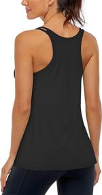 img 2 attached to Hibelle Workout Fashion Racerback Athletic Sports & Fitness for Other Sports