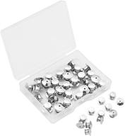 📎 subang 30 pieces metal pin backs with locking pin keepers and storage case - enhanced seo logo