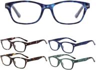 👓 padisae anti blue light blocking spring hinge reading glasses for women and men - computer eyeglasses logo