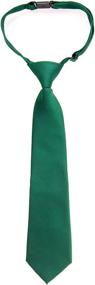 img 1 attached to 👔 Retreez Solid Matte Microfiber Pre-Tied Boys' Neckties - Boost Your Wardrobe with Stylish Accessories!