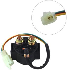 img 1 attached to 🔌 AHL Solenoid Relay for GY6 4-Stroke Engine (50cc, 150cc, 200cc, 250cc) – Ideal for ATV, Dirt Bikes, Scooters, Go Kart, Dne Buggys, Quad 4 Wheelers, Pit Bike, Moped – Compatible with Roketa, SSR, Taotao, Sunl, Coolster