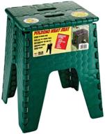 🪑 convenient e-z foldz forest green neat seat - b & r plastics 152-6fg - 15 inch logo