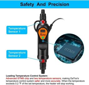 img 2 attached to 🐠 DaToo Aquarium External Heater: Optimal Performance with 300W Power for Canister Filter