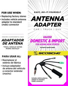 img 2 attached to 📡 SCOSCHE Multi-Vehicle All-Inclusive Antenna Adapter UAA3