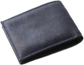 img 1 attached to OHM Leather Vintage Wallet Color