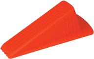 🦶 master manufacturing safety orange giant foot door stop: heavy duty rubber wedge design with 2" clearance (1-pack) логотип