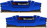 💾 g.skill ripjaws v ddr4-16 гб: 2x8 гб dimm 288-контактная небуферизованная память. логотип